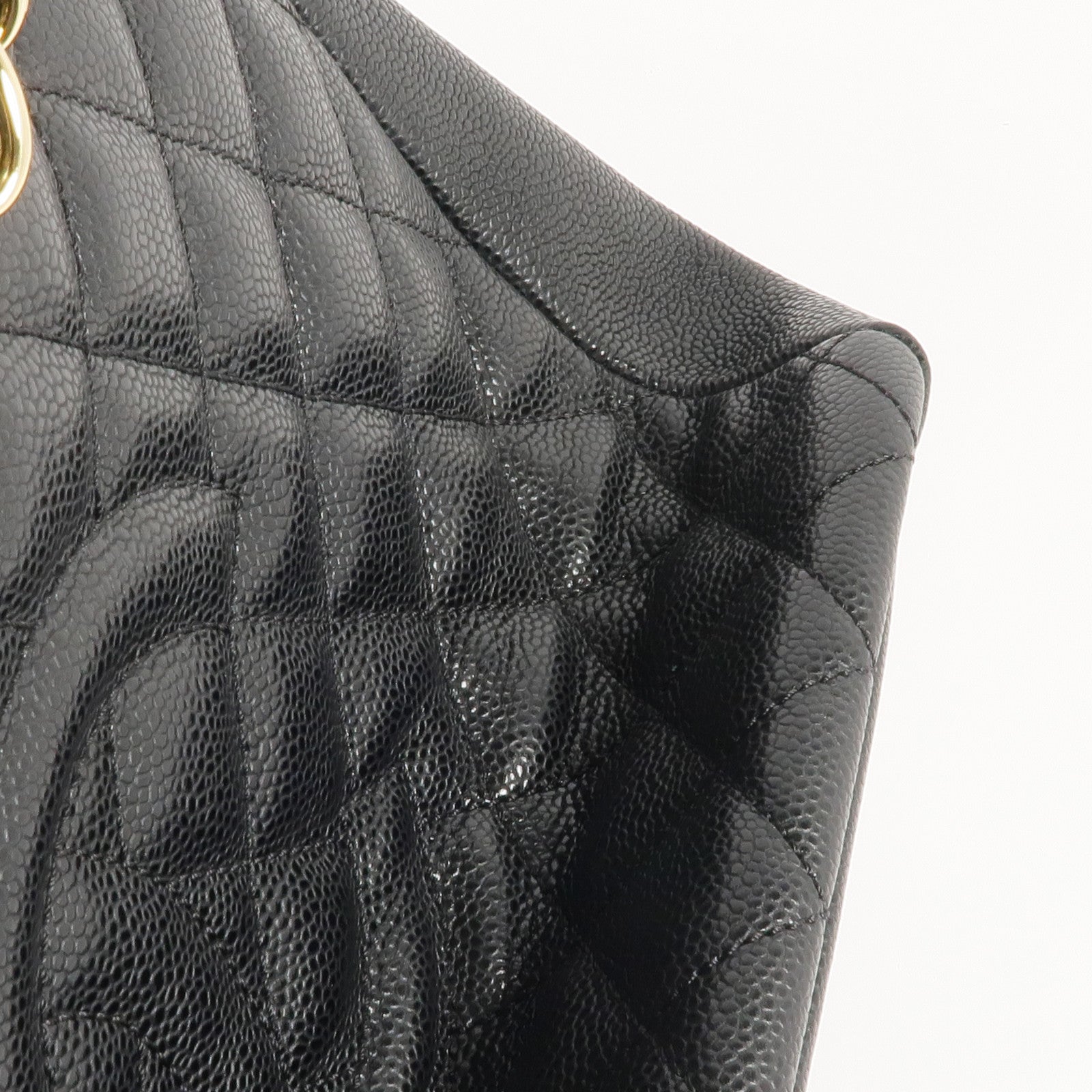 CHANEL 牛皮皮革GST Grand Shopping Tote金扣肩背袋/手挽袋