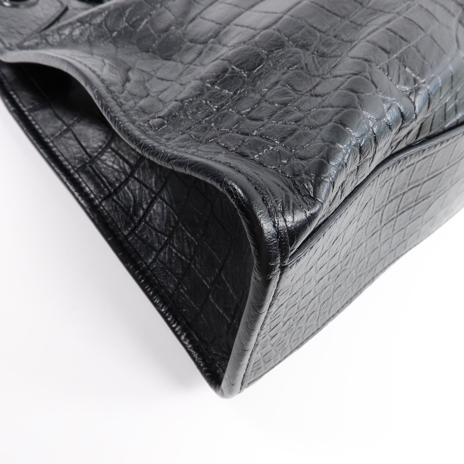 SAINT LAURENT 牛皮皮革Niki Medium Shopper Tote鏈帶肩背袋