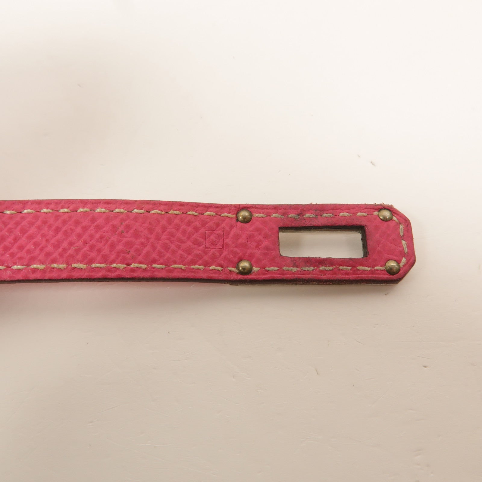 HERMES Epsom皮革Kelly Compact Wallet長錢包Rose Tyrien