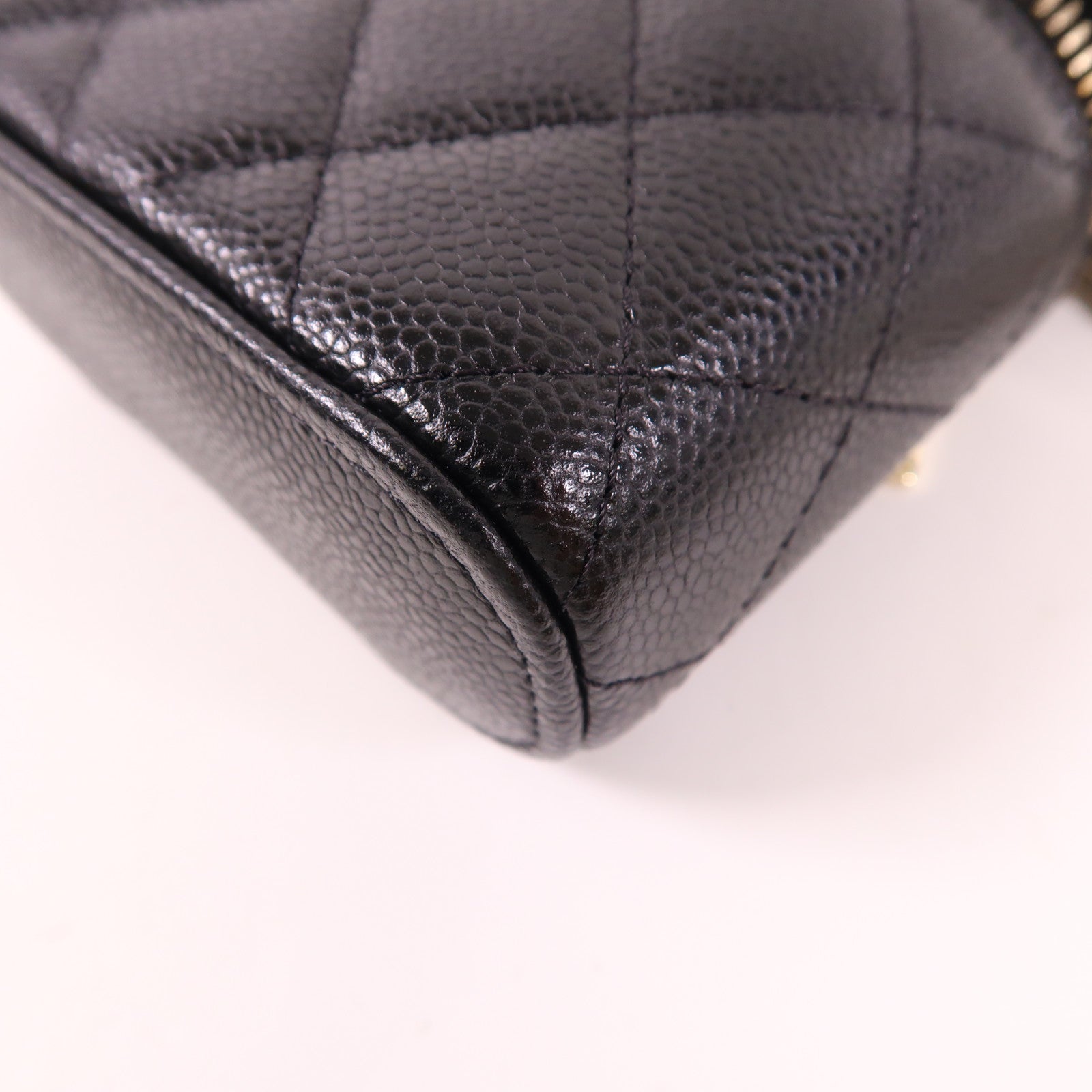 CHANEL 牛皮皮革Chain Shoulder金扣手挽肩背兩用袋