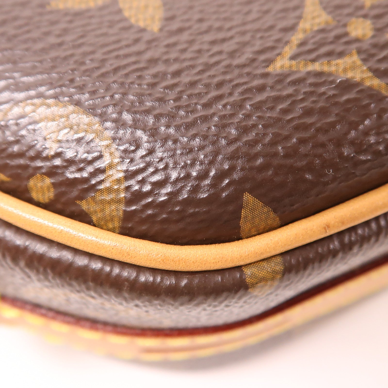 LOUIS VUITTON 【激減優惠】Monogram Boite Chapeau Souple金扣肩背袋棕色