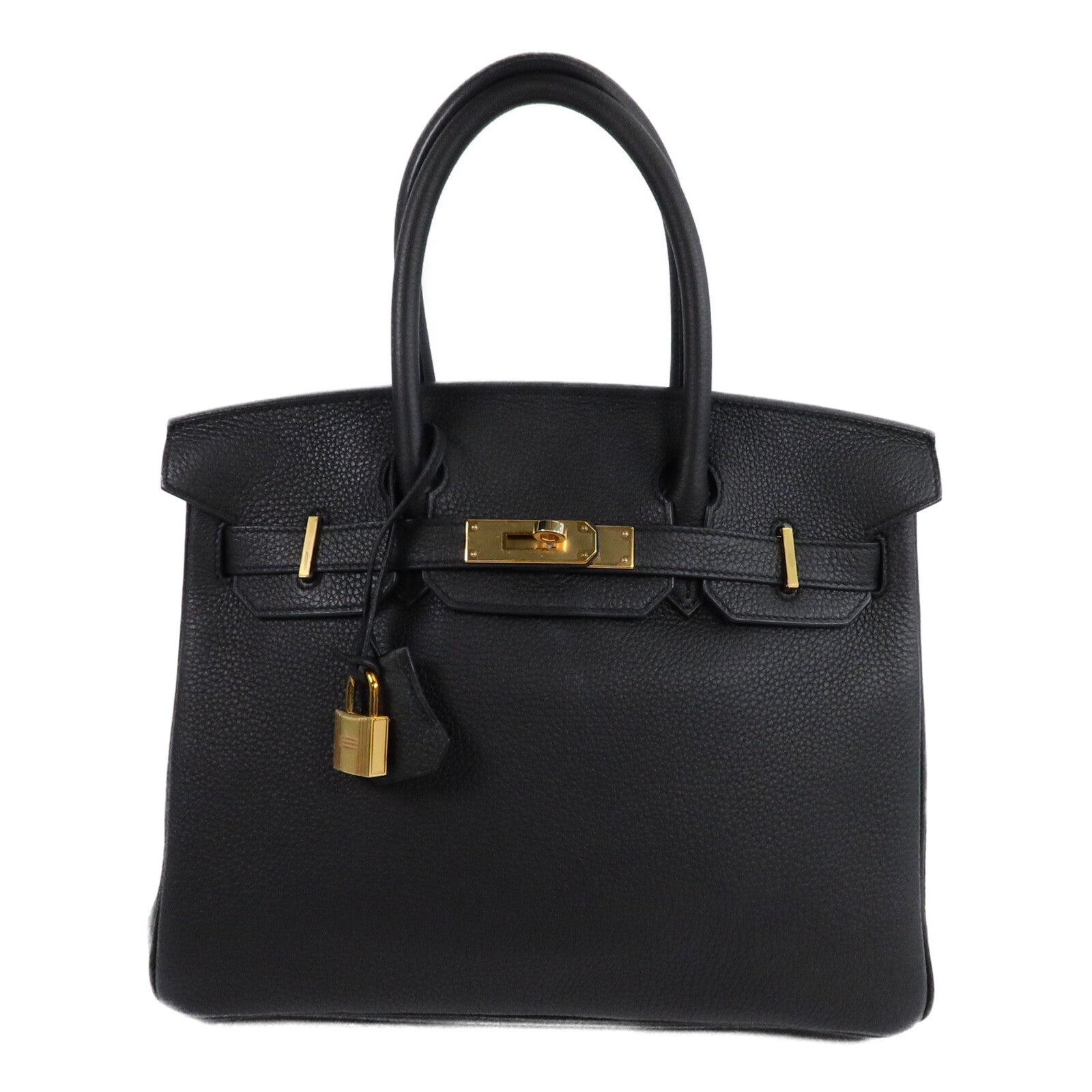 HERMES Togo皮革Birkin 30手挽袋Noir