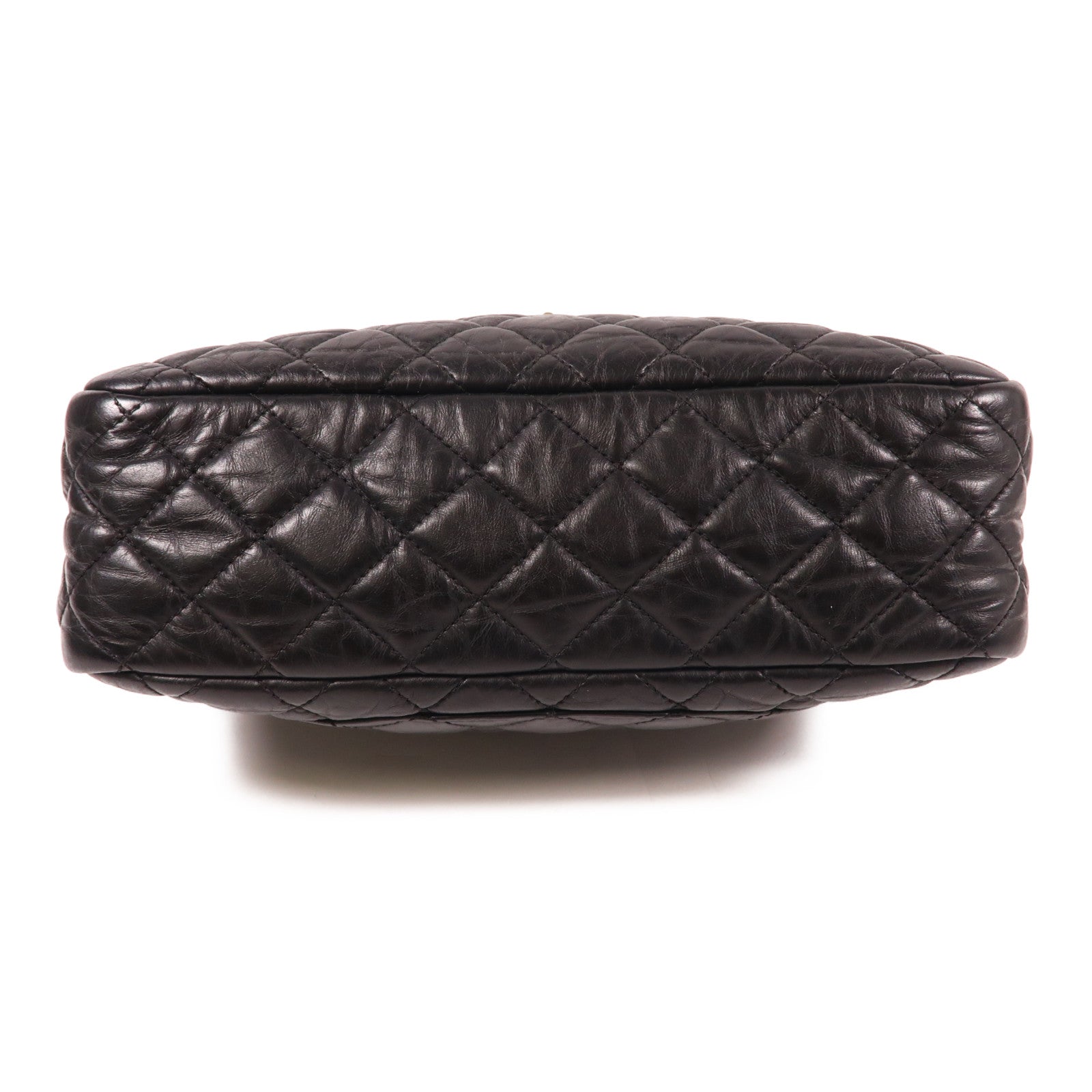 CHANEL 牛皮皮革2.55 Shoulder Bag金扣鏈帶肩背袋黑色