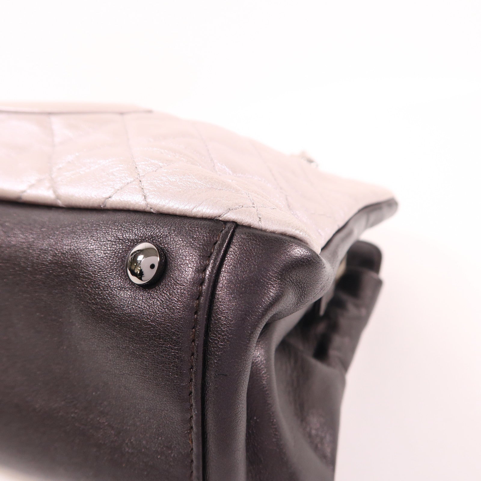 CHANEL 【激減優惠】羊皮皮革Chain Shoulder銀扣鏈帶肩背袋