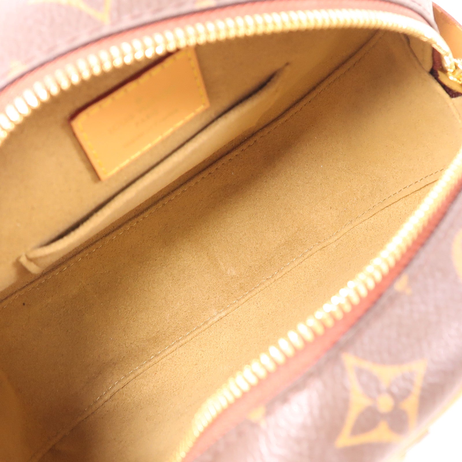 LOUIS VUITTON 【激減優惠】Monogram Boite Chapeau Souple金扣肩背袋棕色
