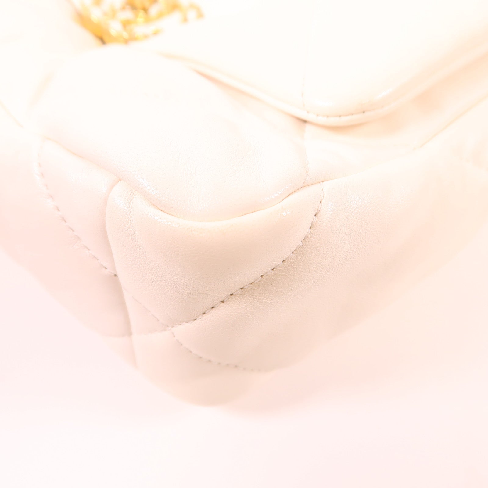 CHANEL 牛皮皮革C19 Small金扣手挽肩背兩用袋