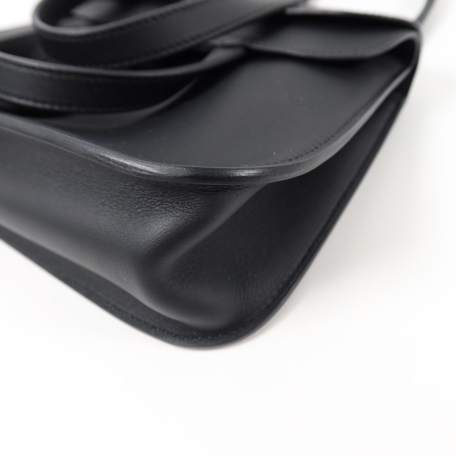 HERMES Swift皮革Mini Halzan手挽肩背兩用袋Noir