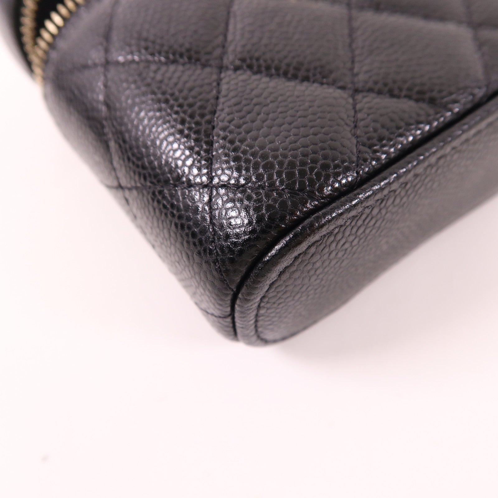 CHANEL 牛皮皮革Chain Shoulder金扣手挽肩背兩用袋