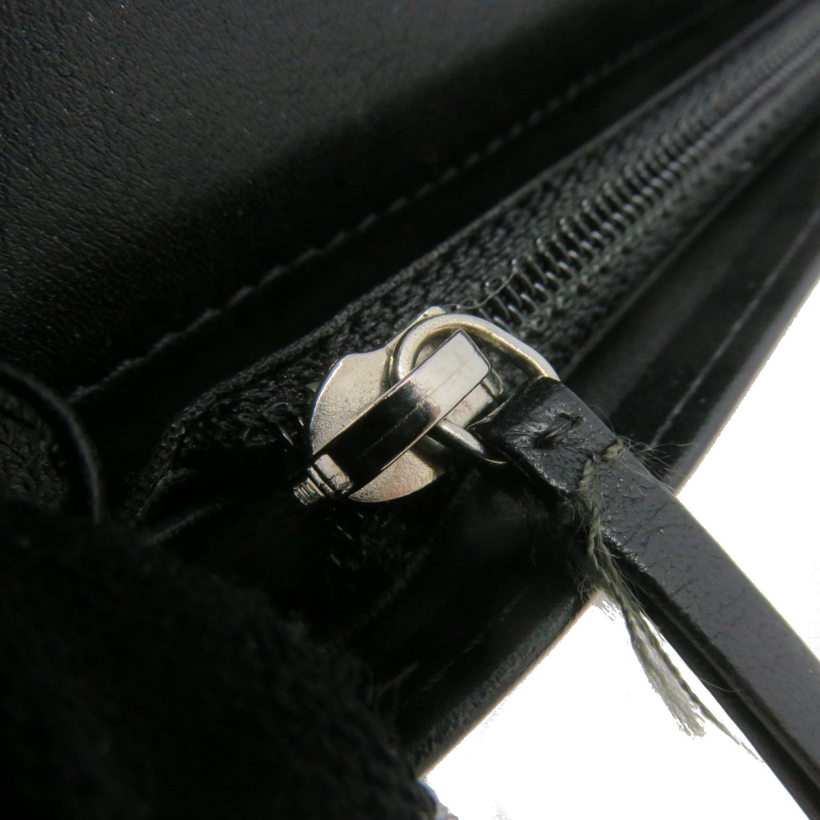 CHANEL 【激減優惠】牛皮皮革Long Wallet銀扣長錢包黑色