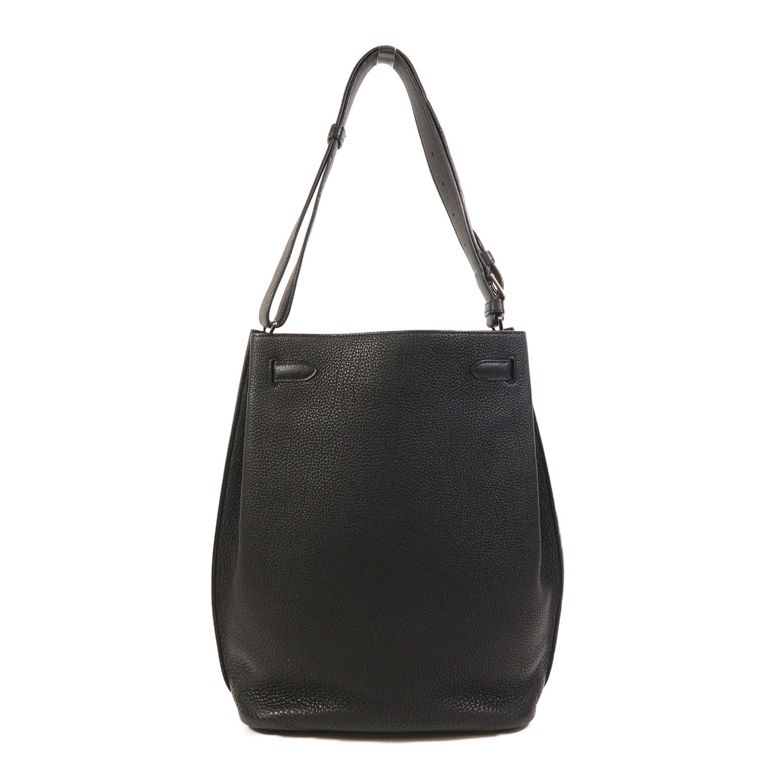 HERMES Togo皮革So Kelly 26銀扣肩背袋