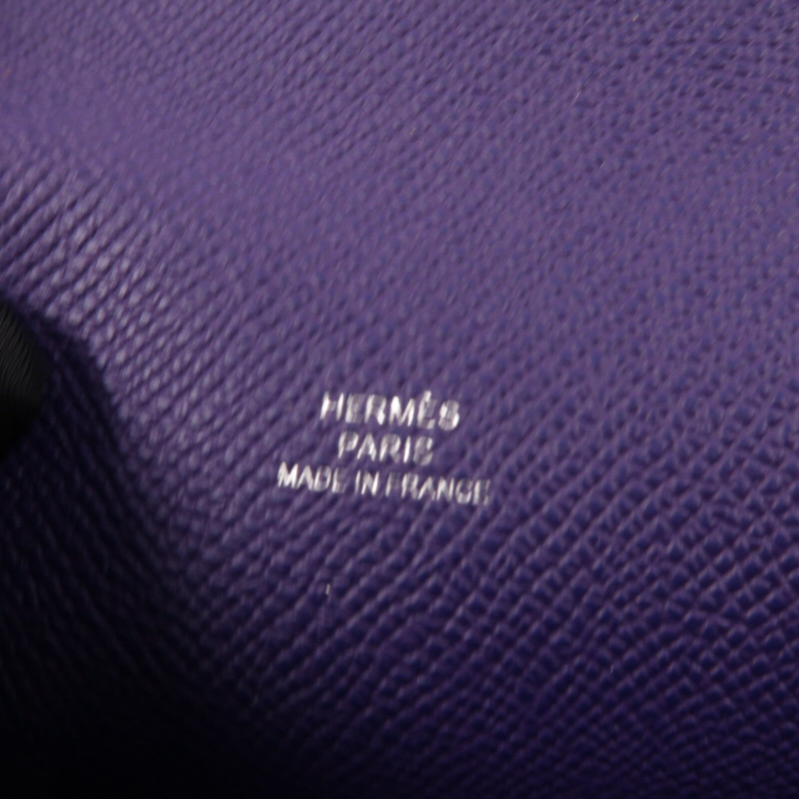HERMES Epsom皮革Hermesnap肩背袋New Purple