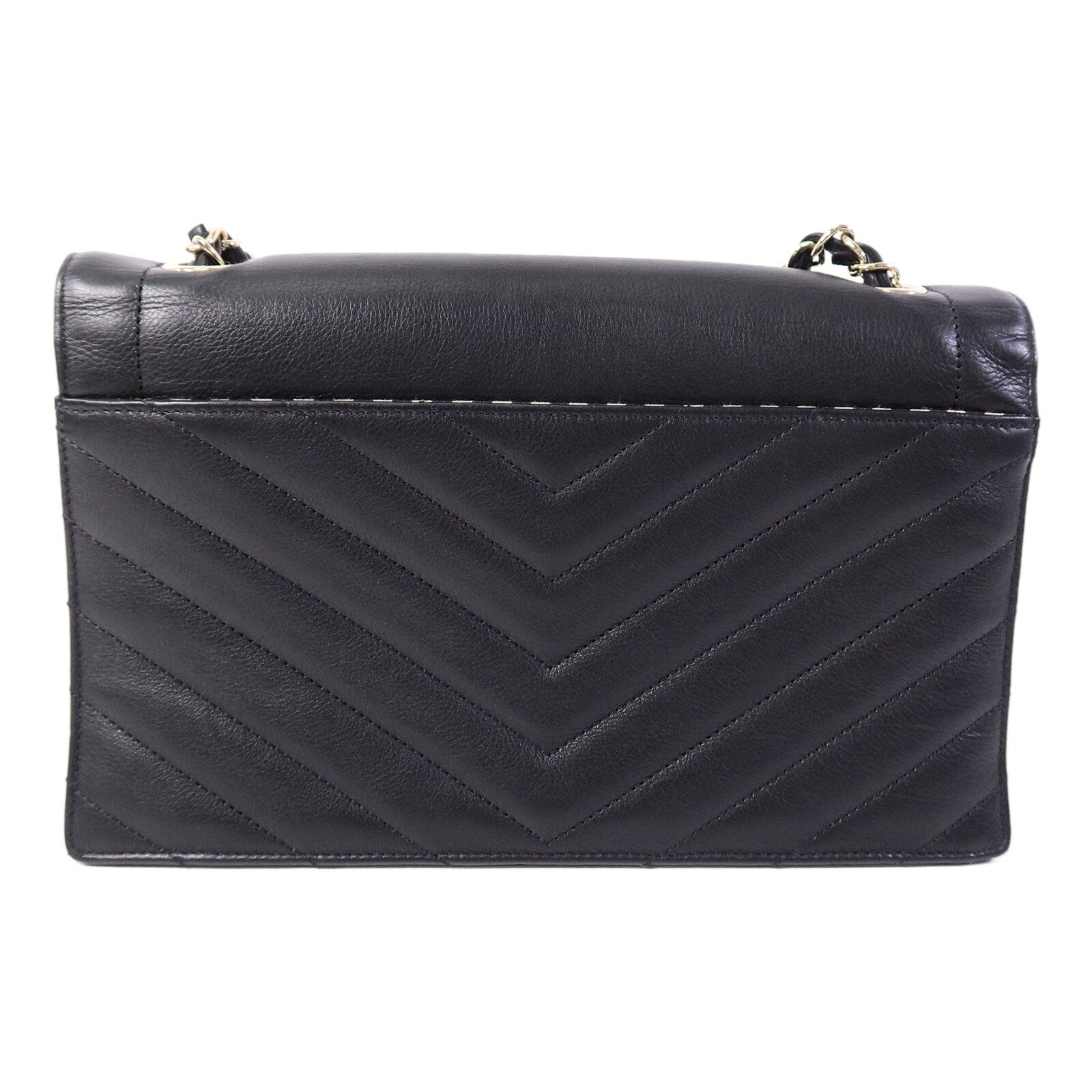 CHANEL 牛皮皮革Chain Shoulder Bag鏈帶肩背袋