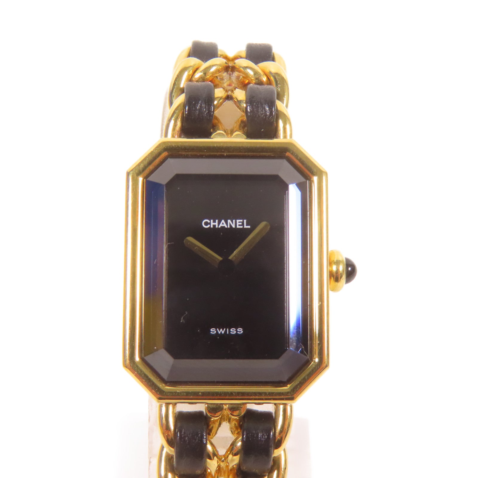 CHANEL Premiere M不鏽鋼手錶石英機芯黑色