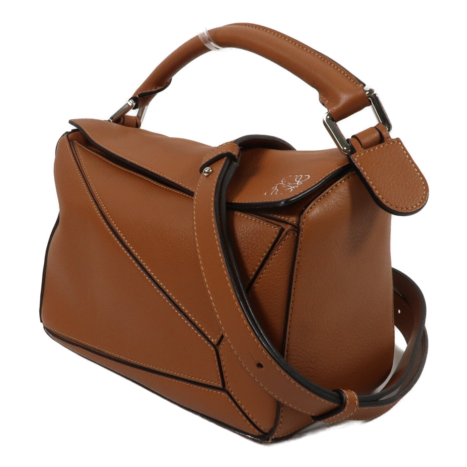 LOEWE 牛皮皮革Puzzle Small手挽肩背兩用袋