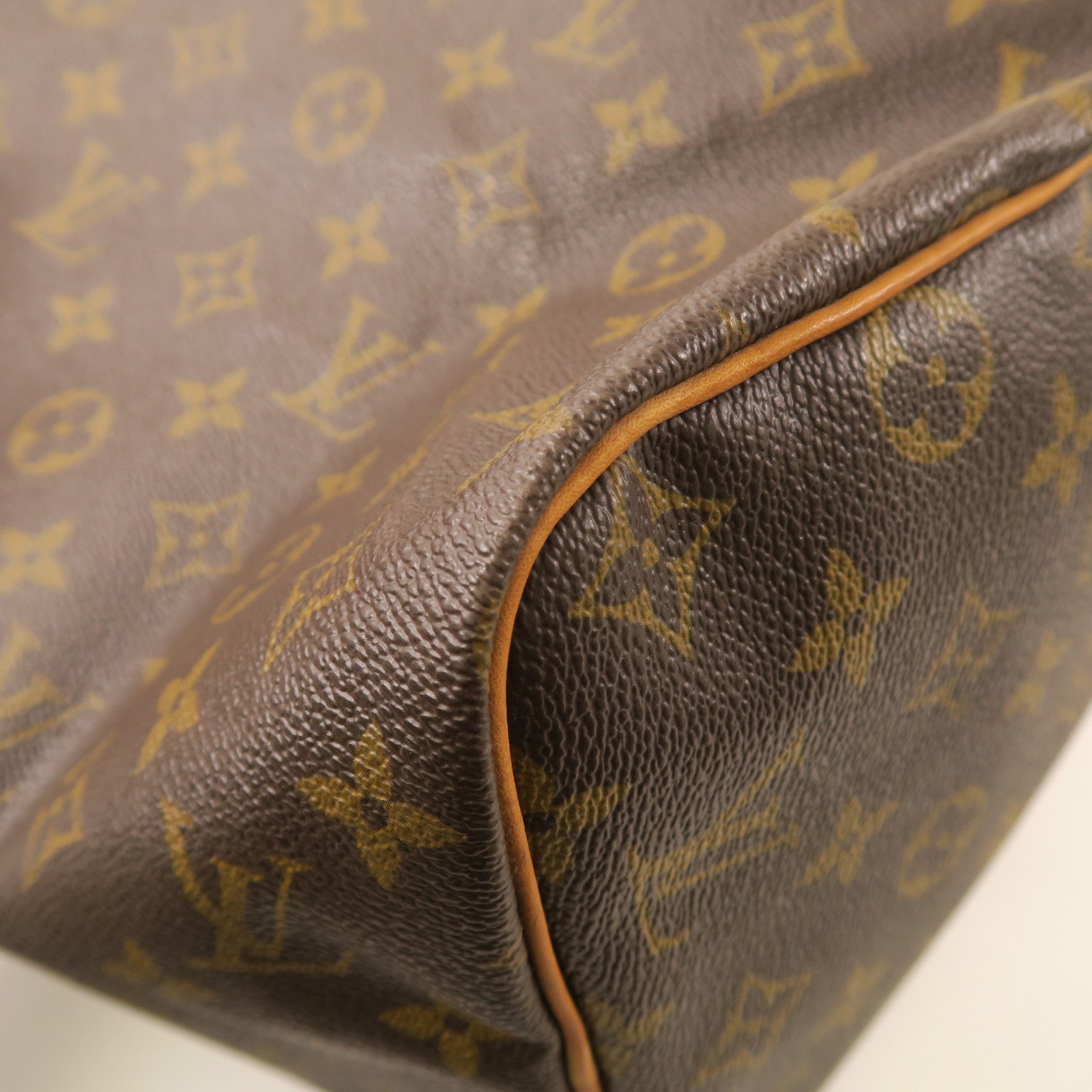 LOUIS VUITTON Monogram Speedy 30金扣手挽袋啡色