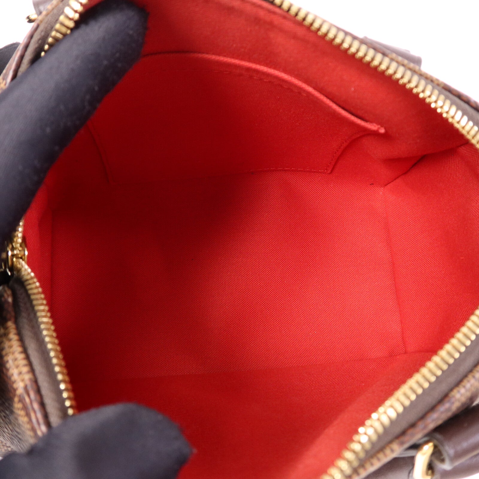 LOUIS VUITTON Damier Speedy Bandouliere 20金扣手挽肩背兩用袋
