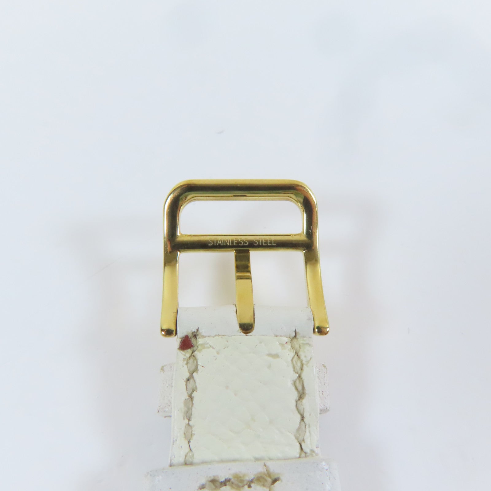 HERMES 【激減優惠】皮革帶/不鏽鋼Heure H Watch金扣手錶石英機芯白色