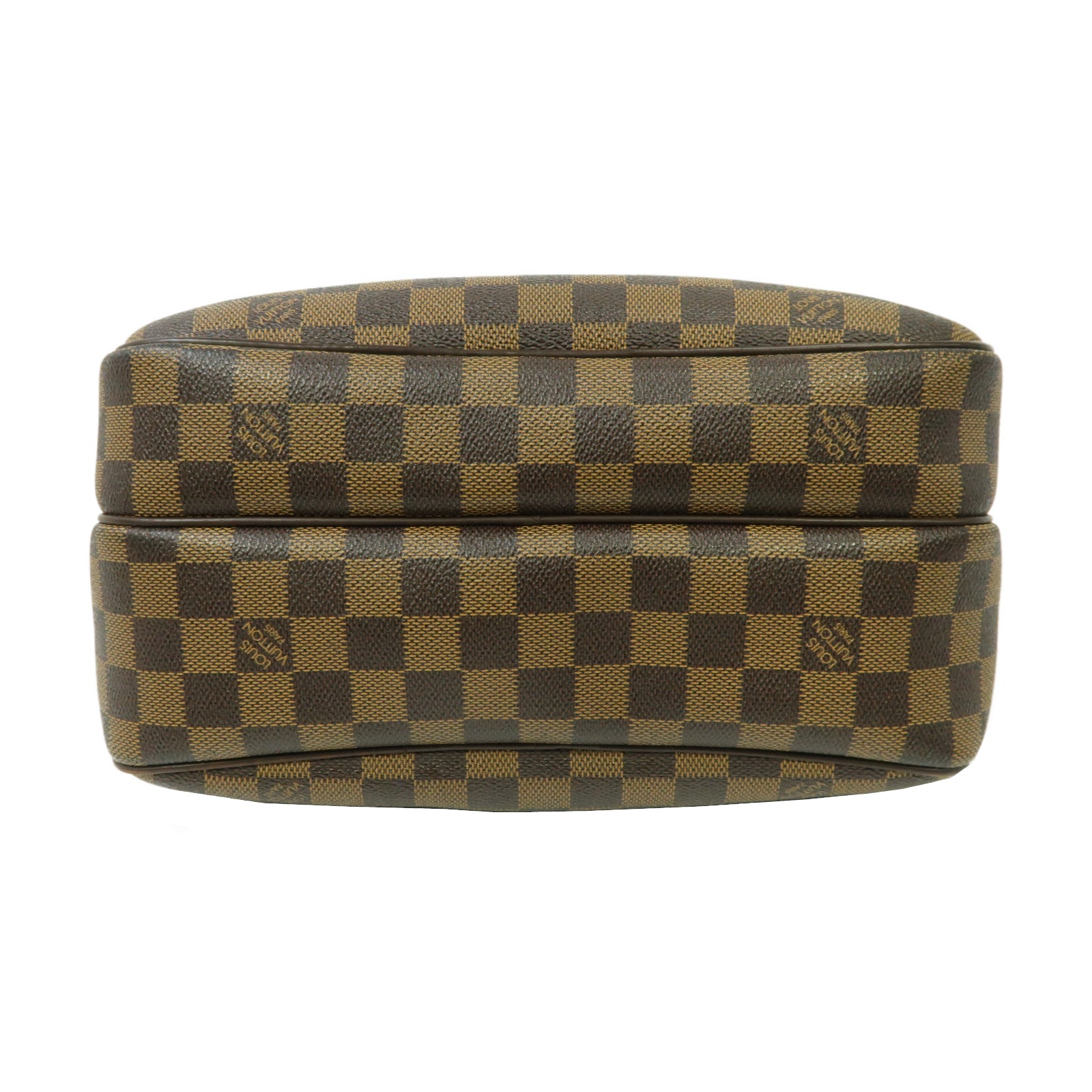 LOUIS VUITTON Damier Reporter PM金扣肩背袋啡色