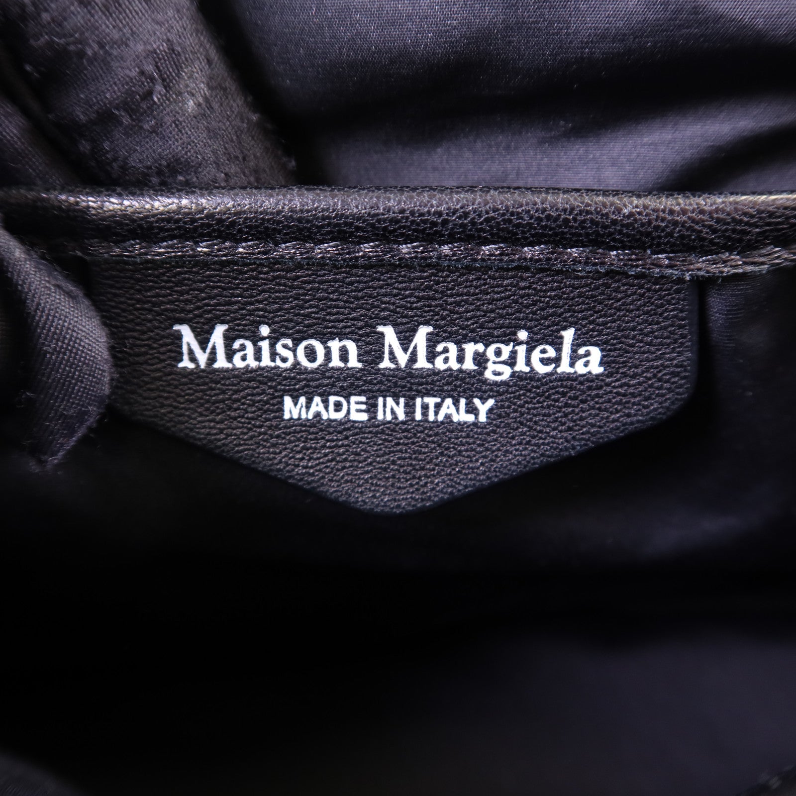 Maison Margiela 羊皮皮革Chain Shoulder銀扣鏈帶肩背袋