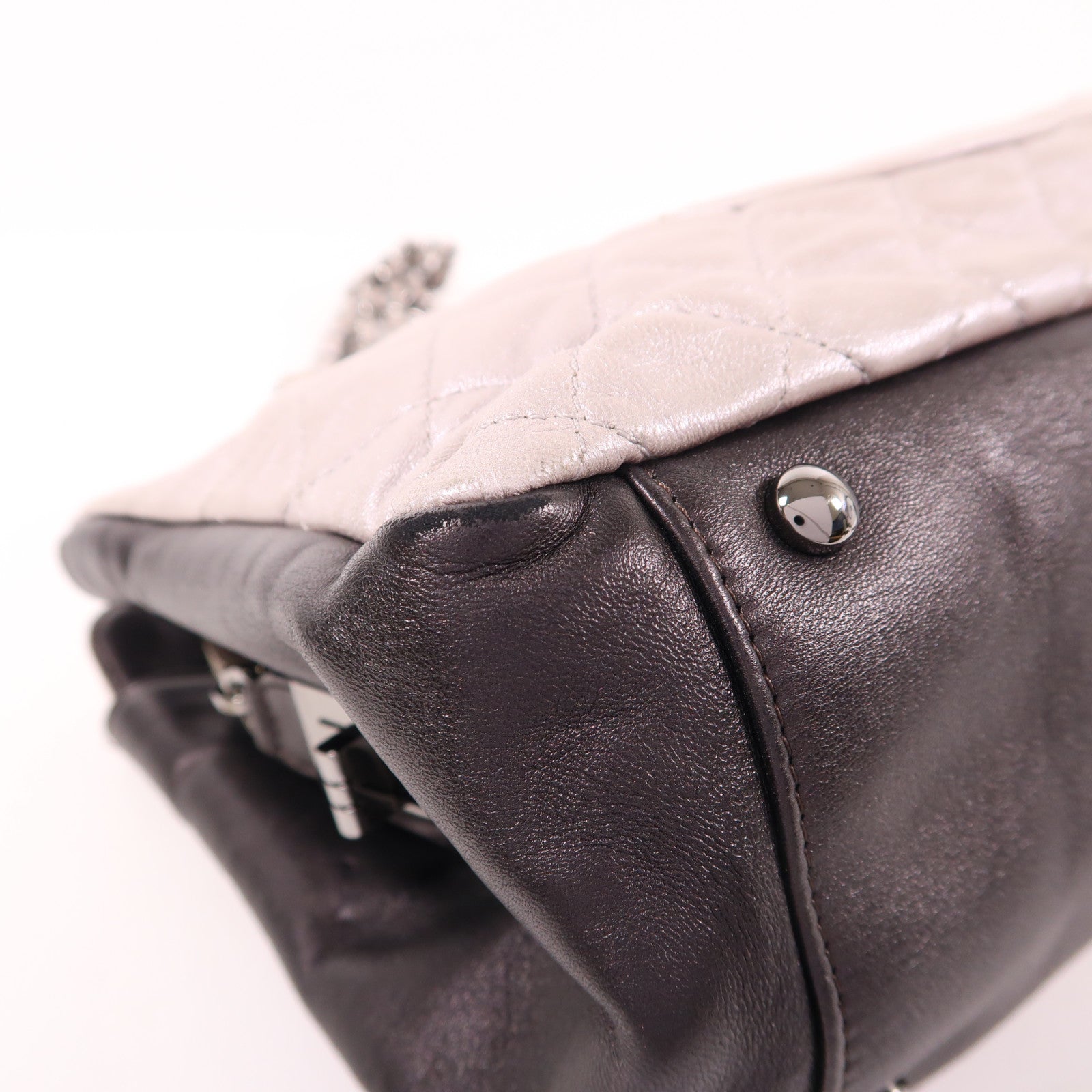 CHANEL 【激減優惠】羊皮皮革Chain Shoulder銀扣鏈帶肩背袋