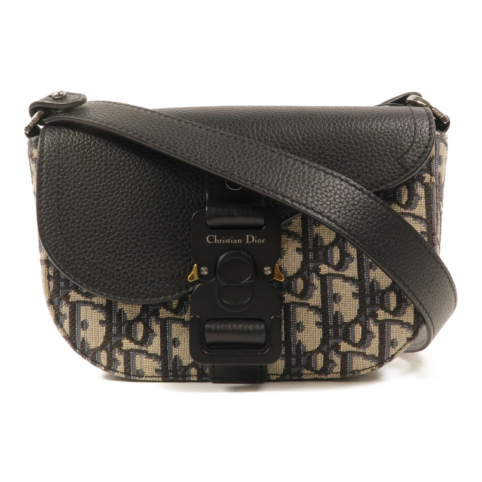 Dior 帆布Mini Saddle Messenger肩背袋