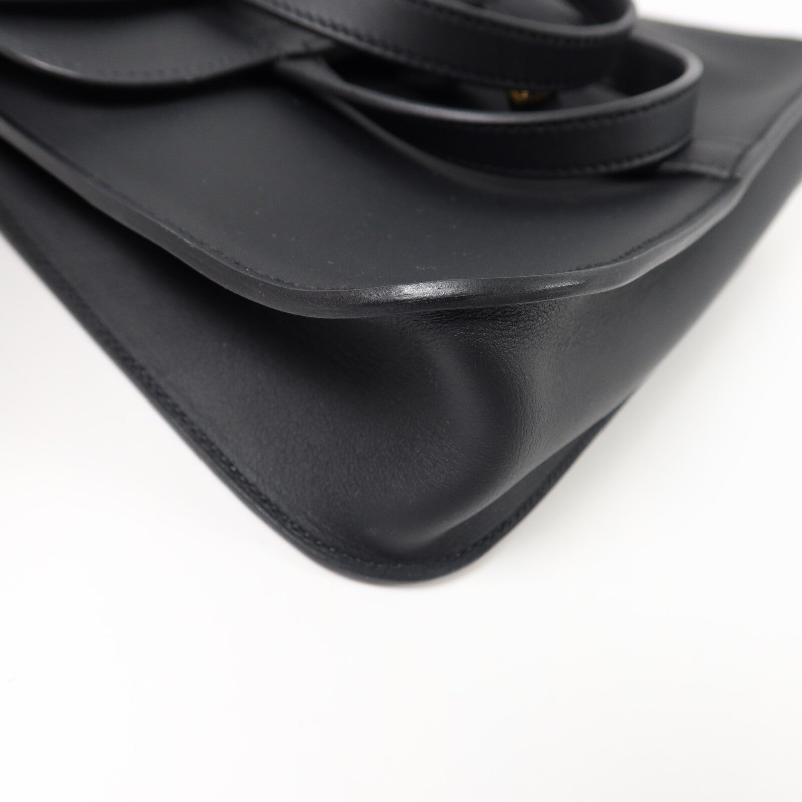 HERMES Swift皮革Mini Halzan手挽肩背兩用袋Noir