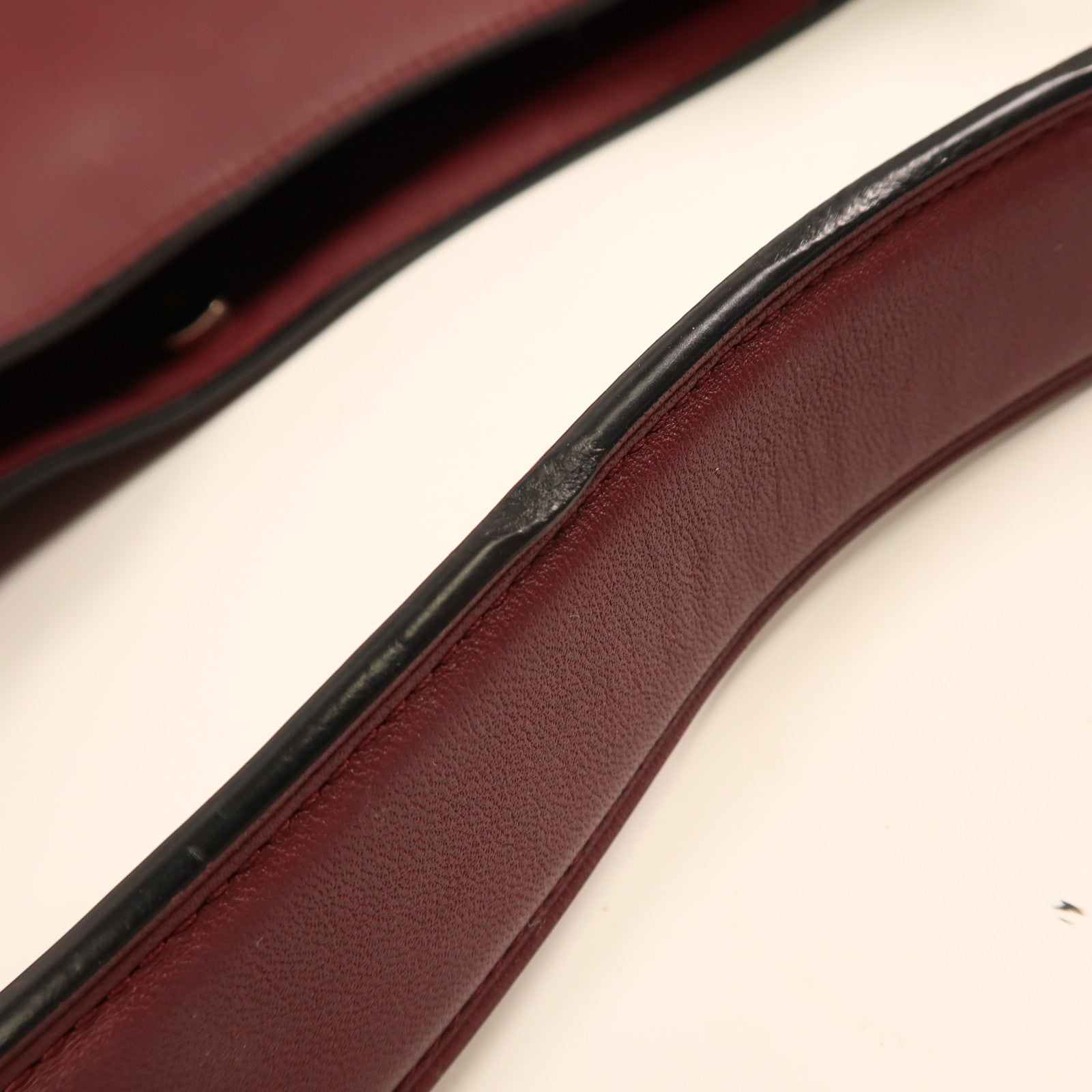 COACH GHW 2 Way Shoulder Bag Calfskin Leather 36026