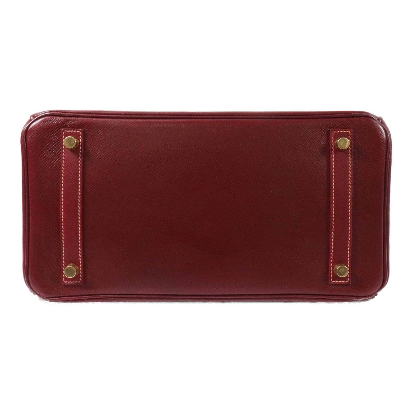 HERMES Epsom皮革Birkin 30手挽袋Rouge H