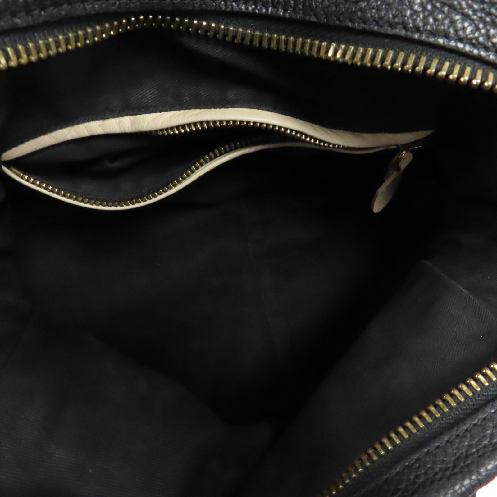 Chloe 【激減優惠】牛皮皮革Shoulder Bag金扣手挽肩背兩用袋黑色
