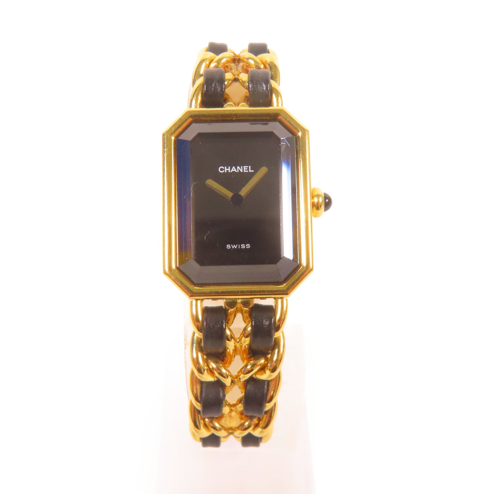 CHANEL Premiere M不鏽鋼手錶石英機芯黑色