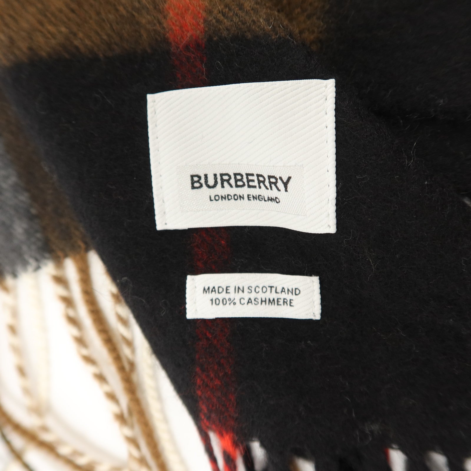 BURBERRY 羊絨Scarf頸巾