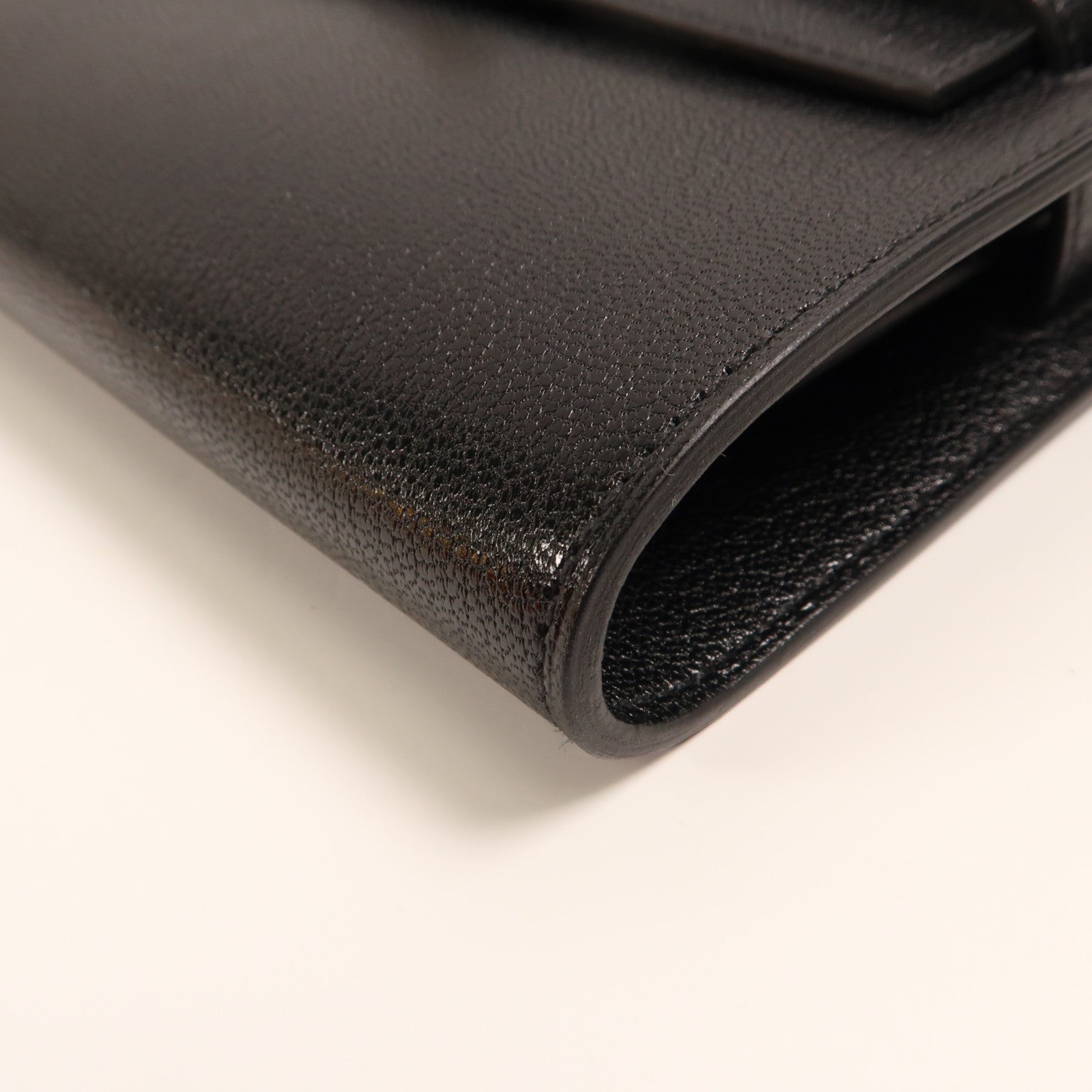 HERMES Chevre皮革Kelly To Go銀扣肩背袋黑色