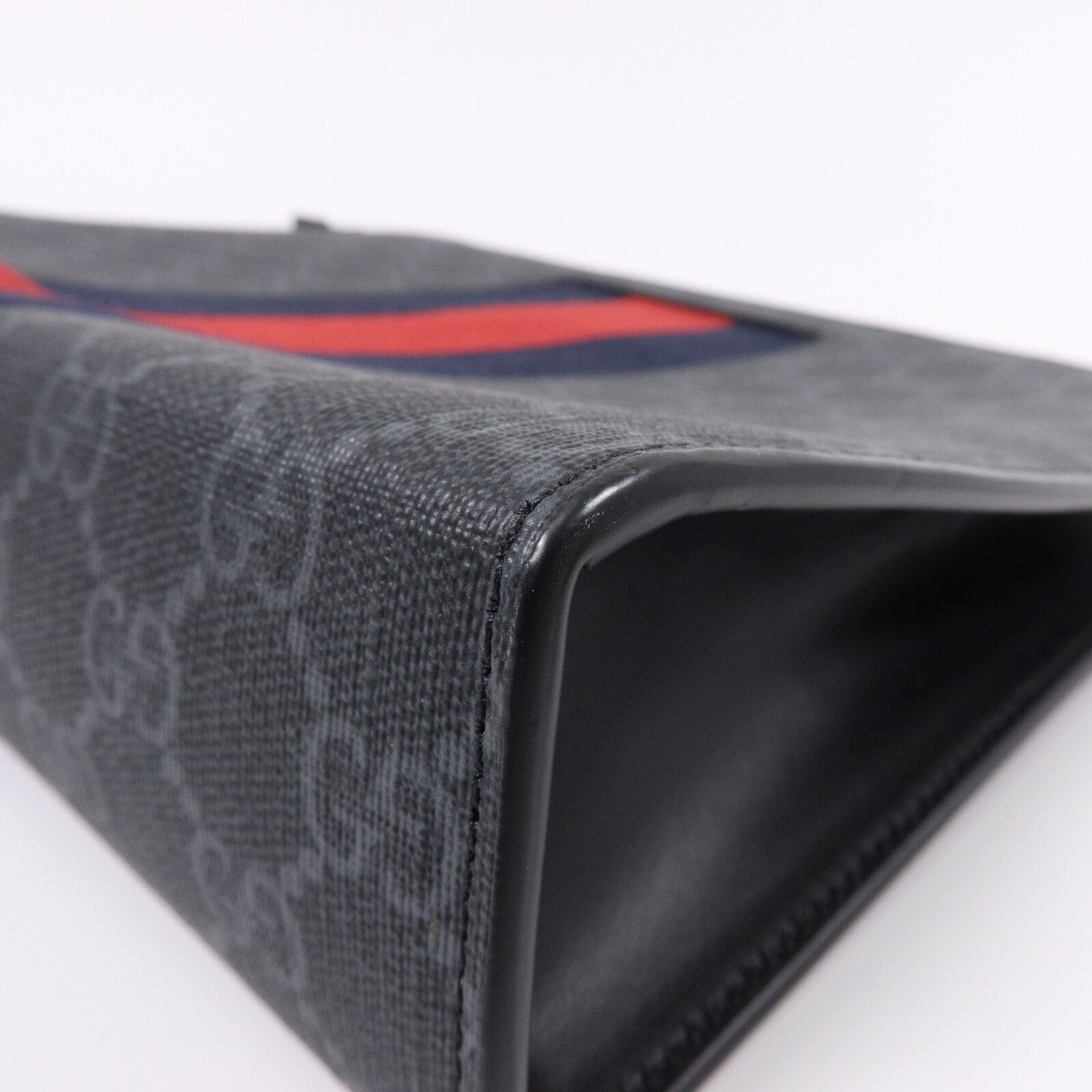 GUCCI 塗層帆布GG Supreme手拿包