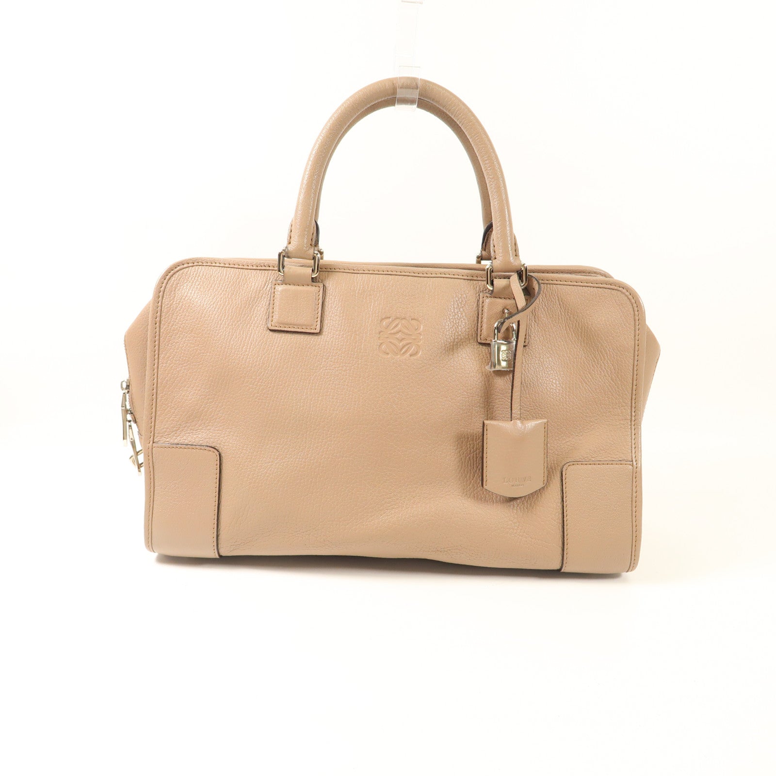 LOEWE 牛皮皮革Amazona 23銀扣手挽袋