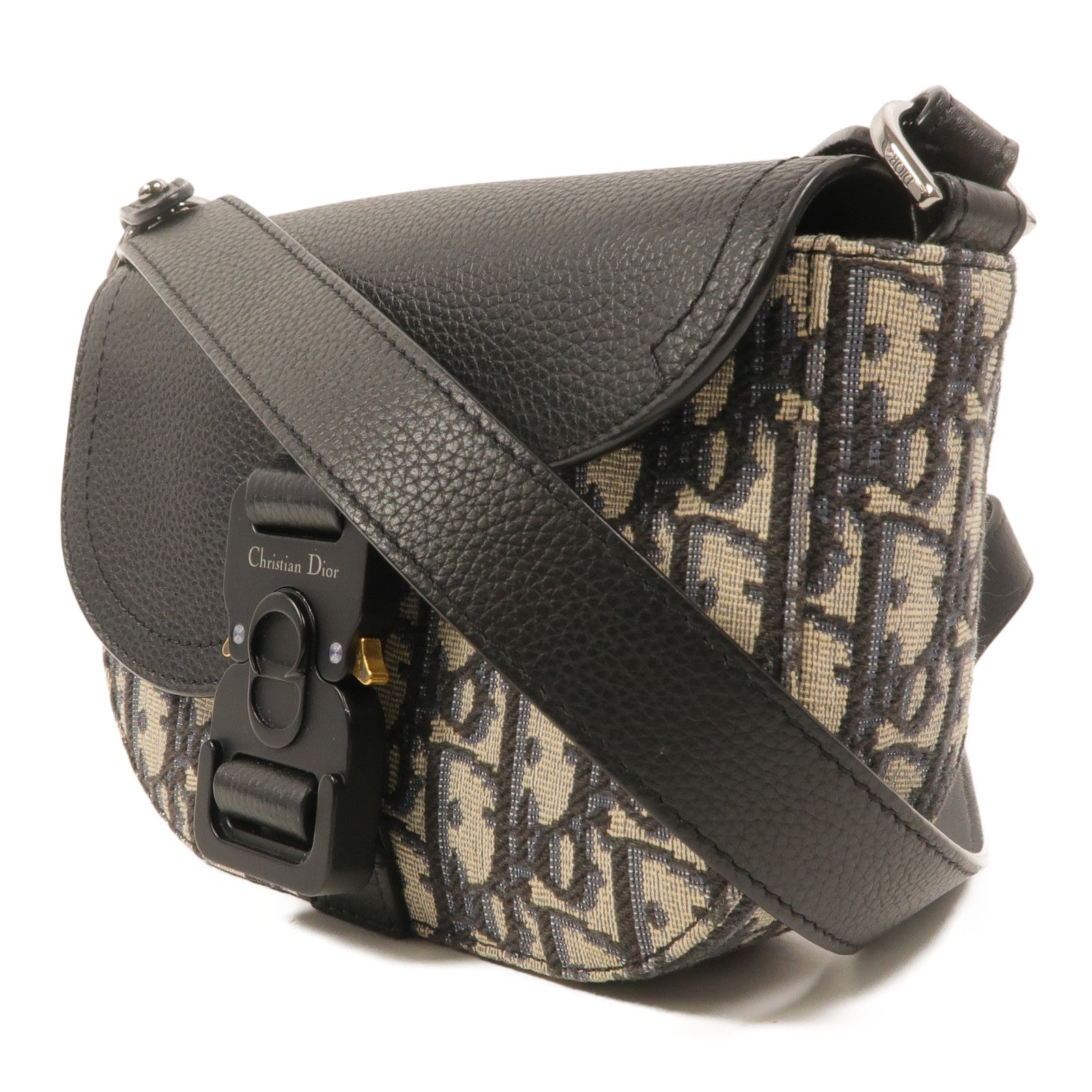 Dior 帆布Mini Saddle Messenger肩背袋