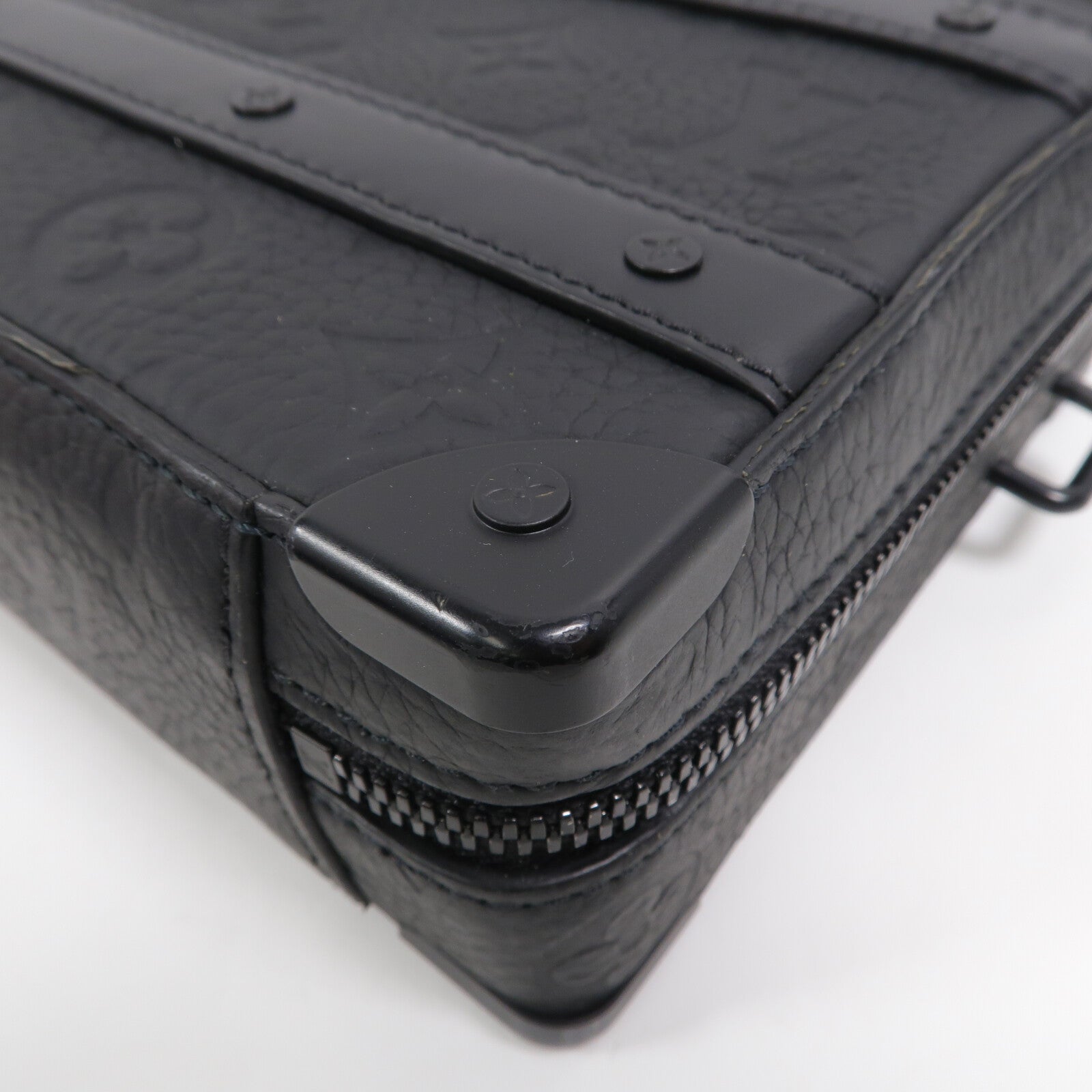 LOUIS VUITTON Monogram Taurillon Handle Soft Trunk手挽肩背兩用袋