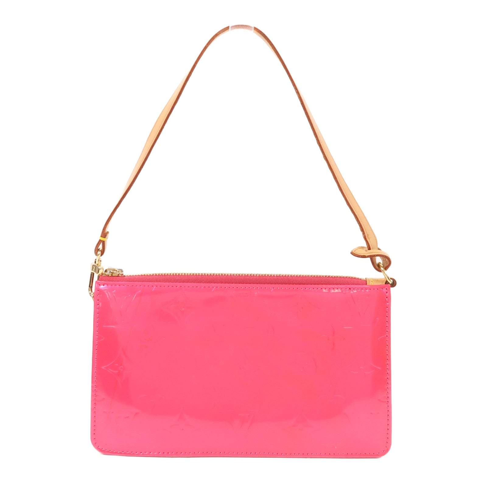 LOUIS VUITTON Monogram Vernis Lexington金扣手挽袋