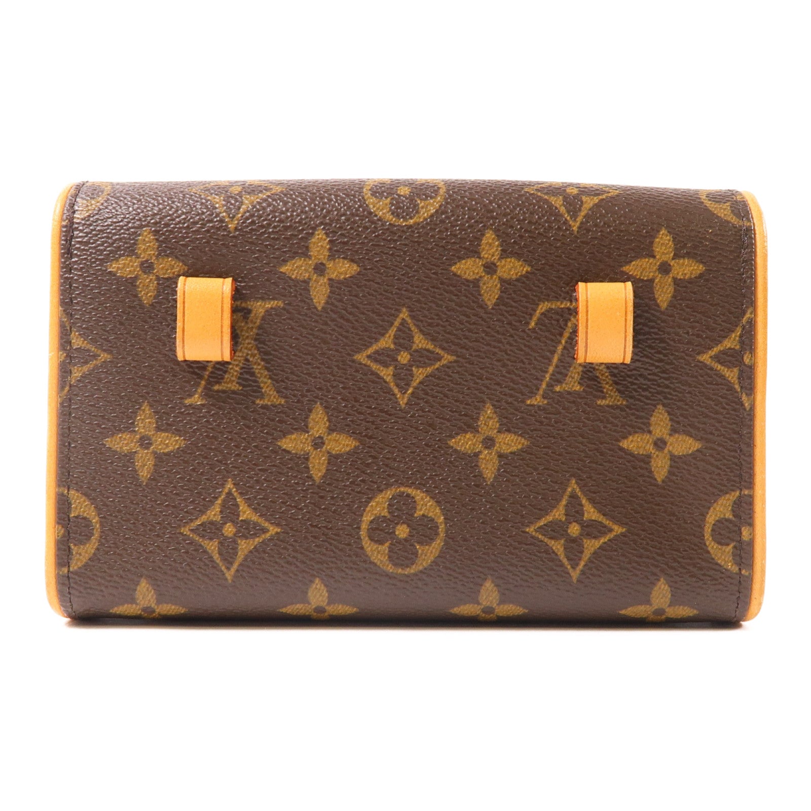 LOUIS VUITTON Monogram Pochette Florentine金扣腰包啡色