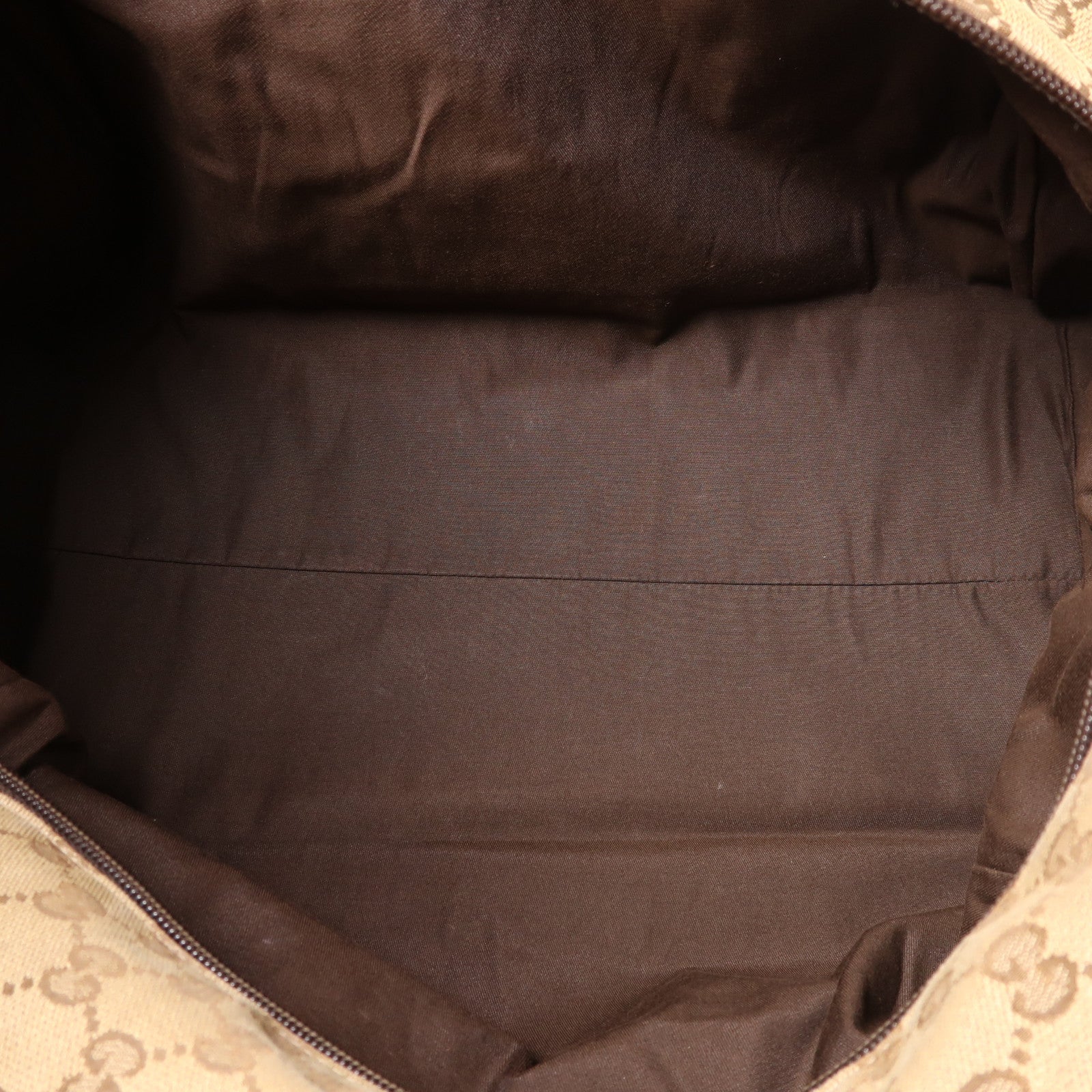 GUCCI 帆布GG Boston Bag波士頓包棕色