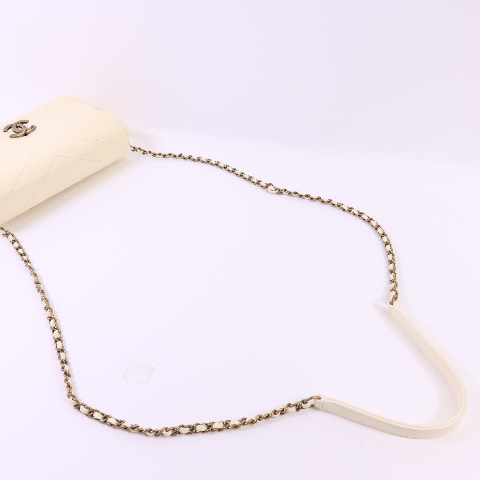 CHANEL 【激減優惠】牛皮皮革Chain Shoulder Bag金扣鏈帶肩背袋