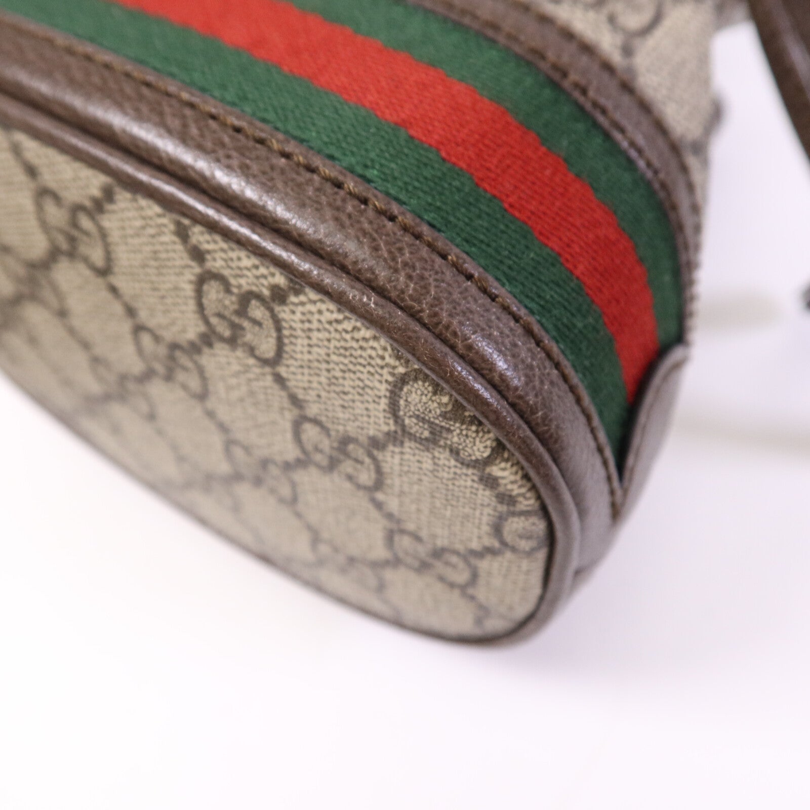 GUCCI 塗層帆布Ophidia Mini Bucket金扣肩背袋