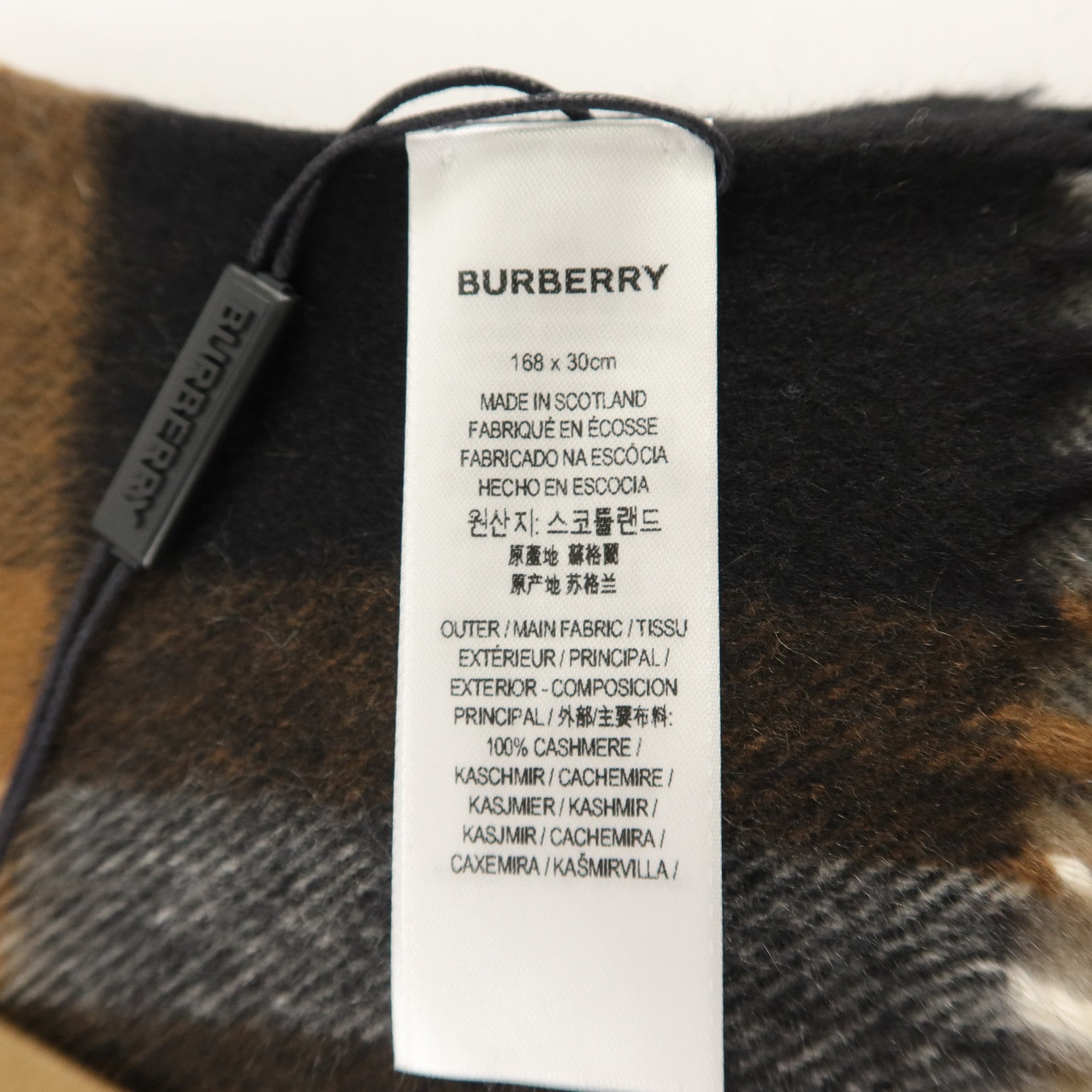 BURBERRY 羊絨Scarf頸巾