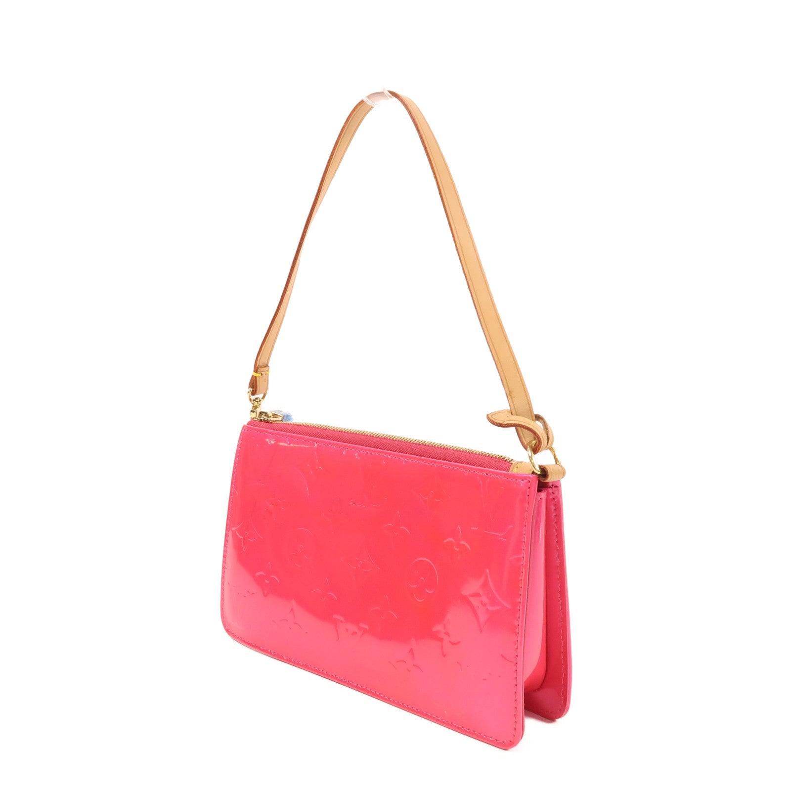 LOUIS VUITTON Monogram Vernis Lexington金扣手挽袋