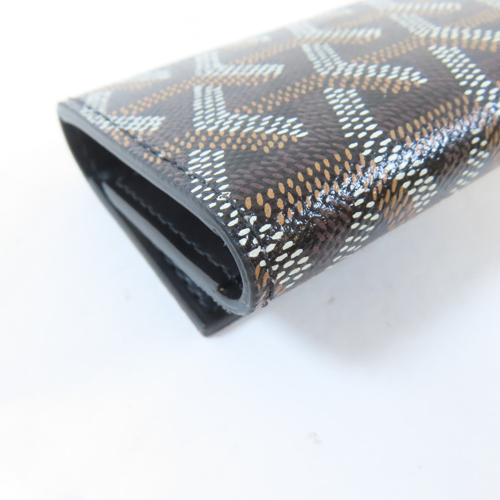 GOYARD 塗層帆布Key Case銀扣鎖匙包黑色/棕色/白色