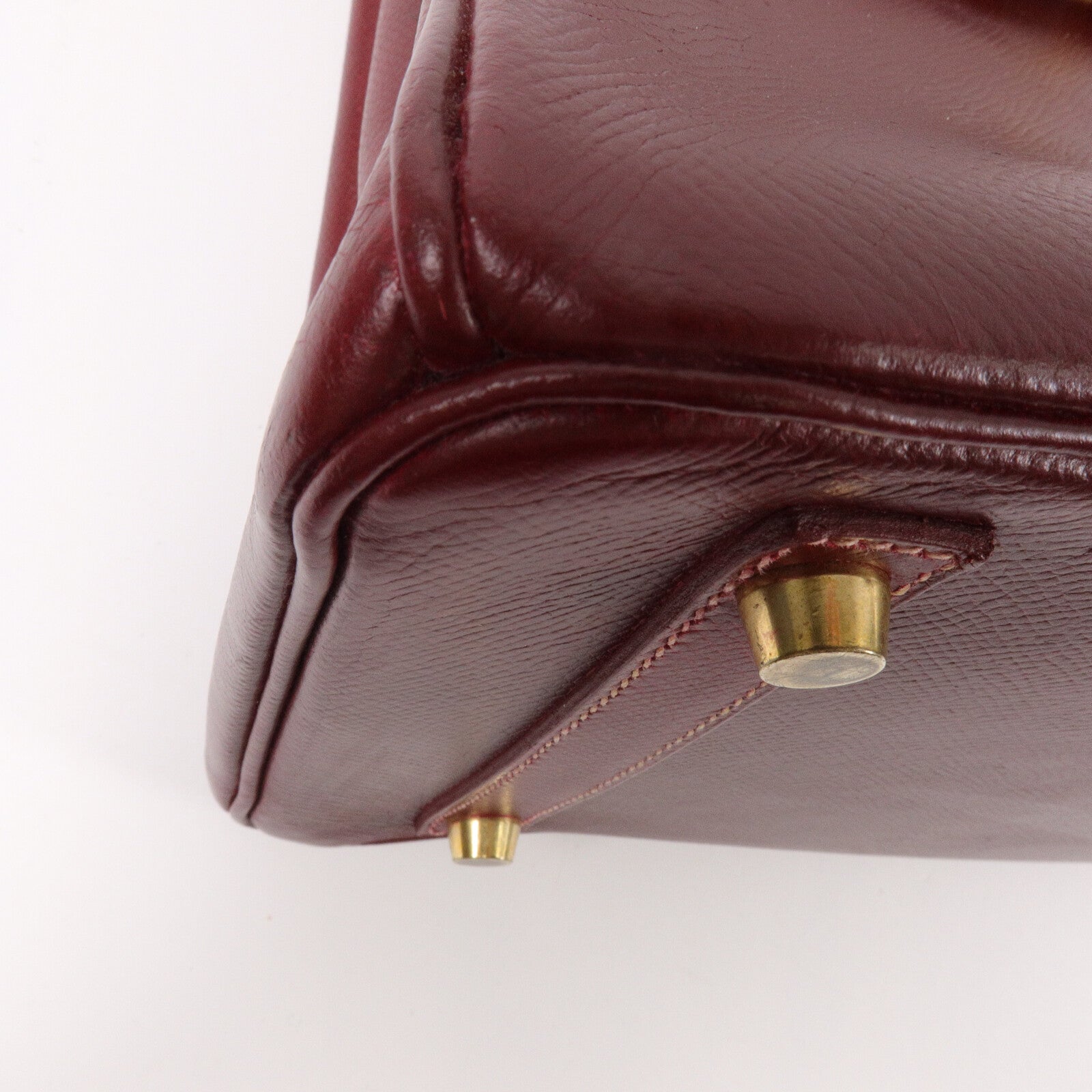 HERMES Epsom皮革Birkin 30手挽袋Rouge H