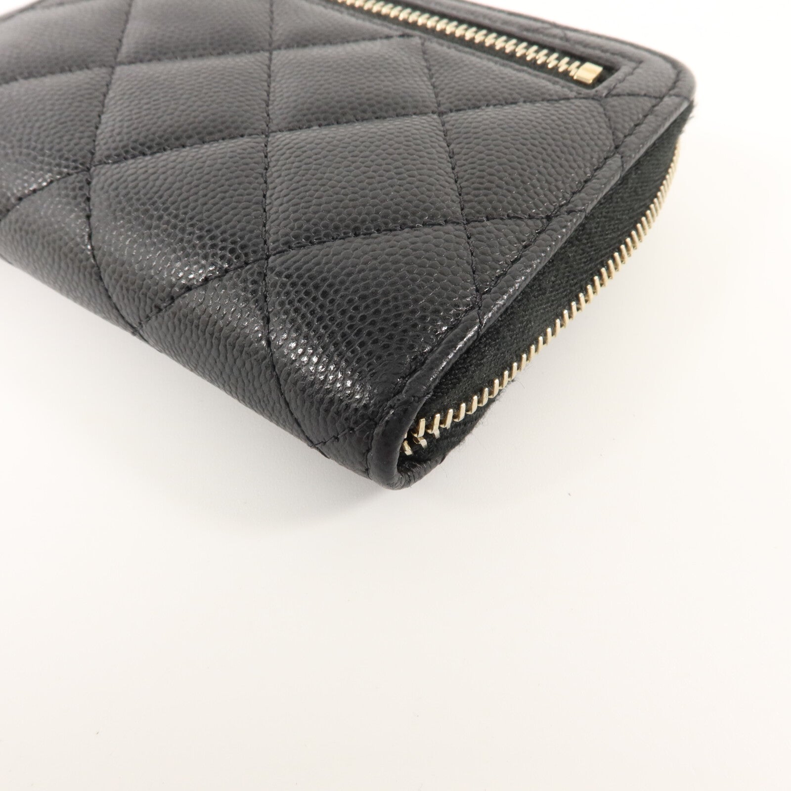 CHANEL 牛皮皮革Metalasse Zip Wallet錢包