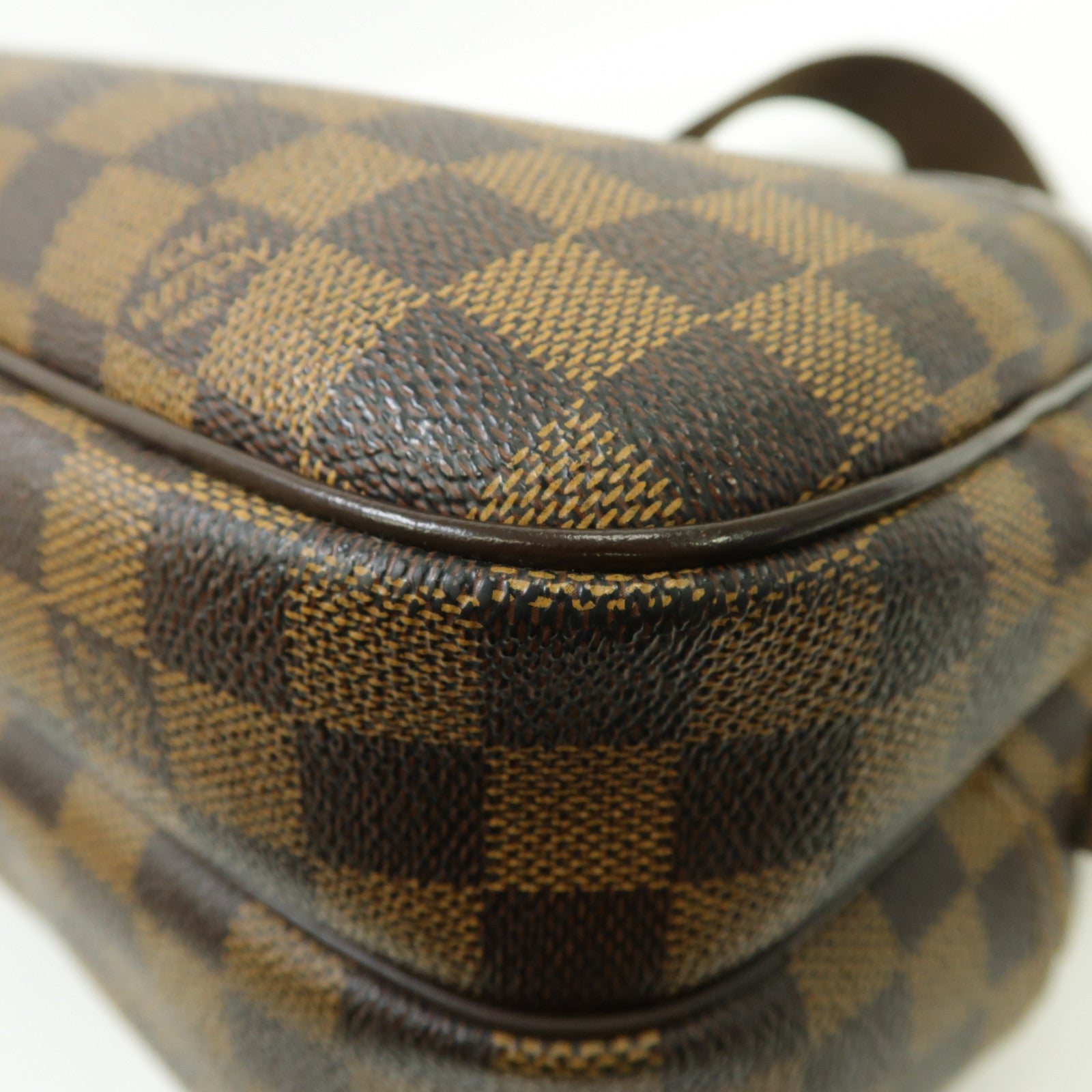 LOUIS VUITTON Damier Reporter PM金扣肩背袋啡色