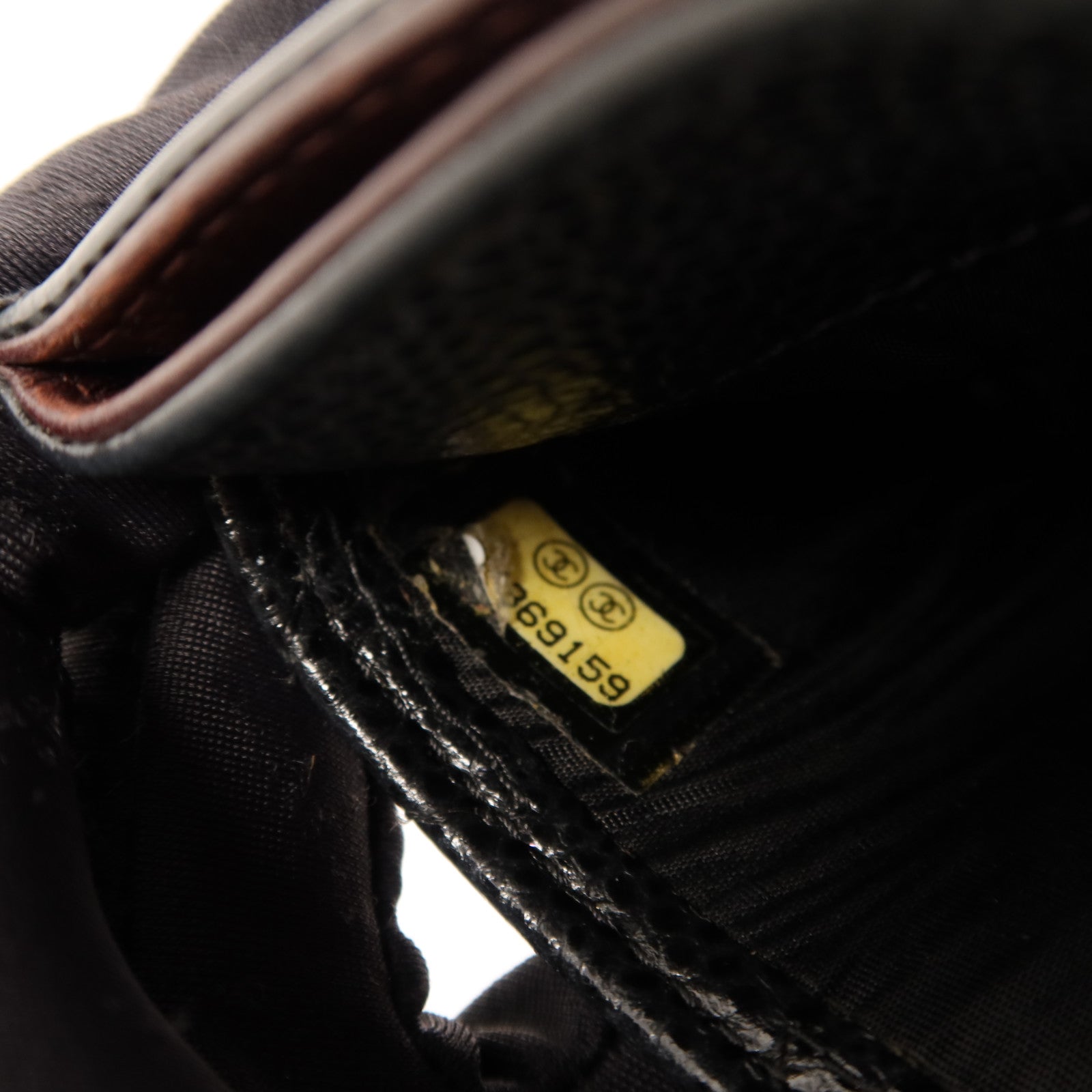 CHANEL 牛皮皮革Card Case銀扣卡片套