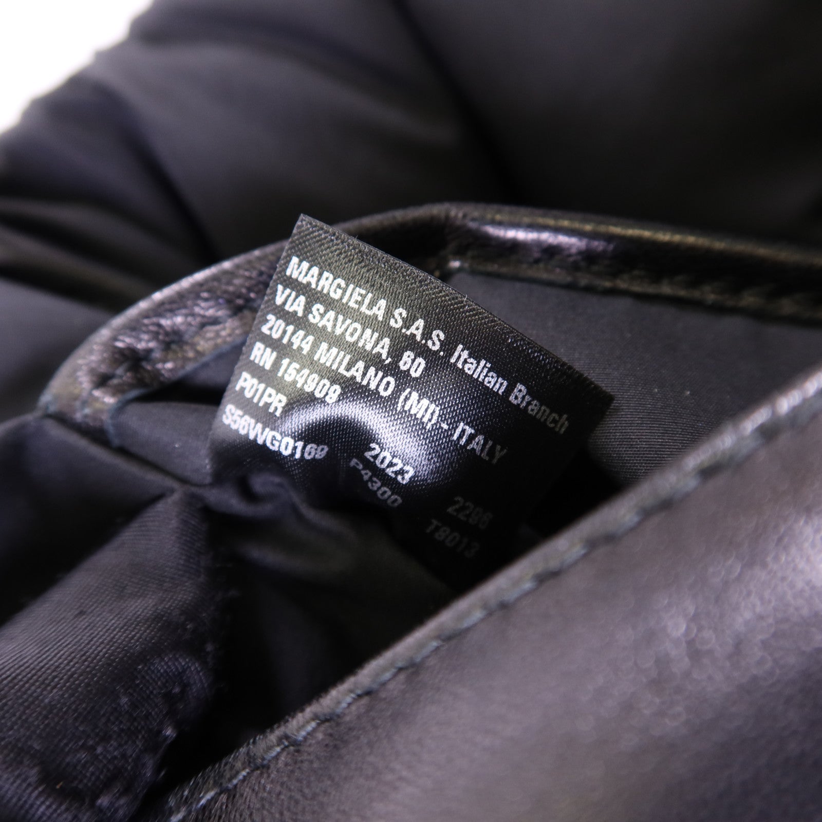 Maison Margiela 羊皮皮革Chain Shoulder銀扣鏈帶肩背袋