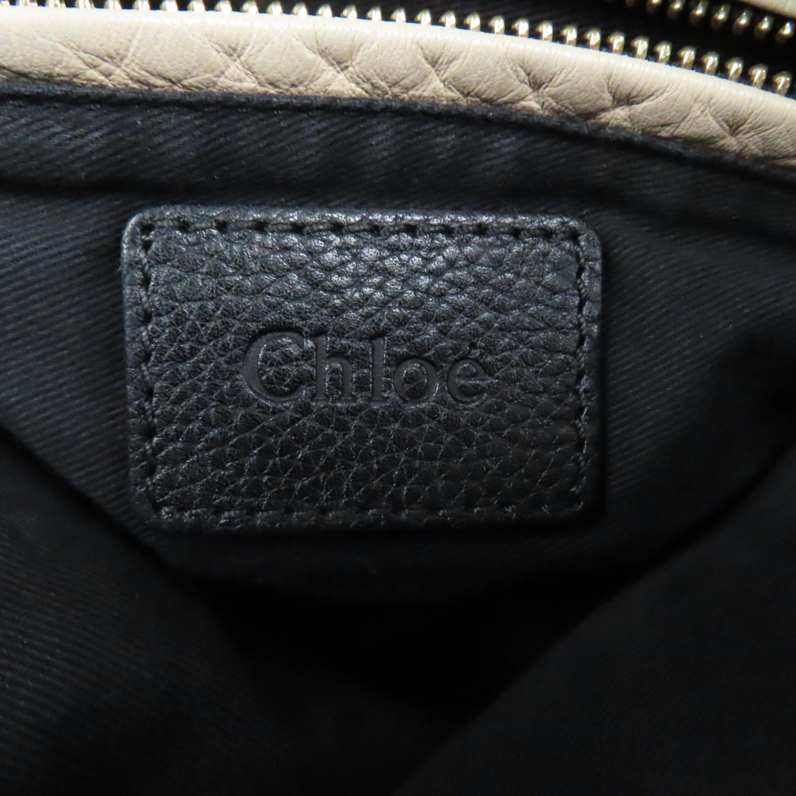 Chloe 【激減優惠】牛皮皮革Shoulder Bag金扣手挽肩背兩用袋黑色